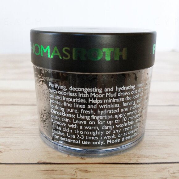 Peter Thomas Roth Irish Moor Mud Mask New 1.7oz/50ml Purify Hydrate Clean Beauty - Picture 4 of 5